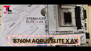 DDR5 Gaming 14th Gen Gigabyte B760M AORUS ELITE X AX white Best Budget Motherboards Tech Land [upl. by Corron]