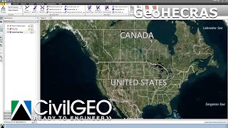 Adding a Base Map Layer in HECRAS  CivilGEO [upl. by Silvio]