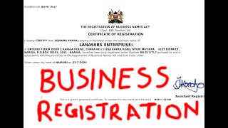 BUSINESS NAME REGISTRATION IN KENYA ECITIZEN [upl. by Aseek]