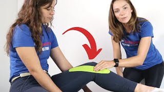 How To Use KT Tape on Pes Anserine Bursitis Of The Knee  Kinesiology Tape [upl. by Sacksen943]