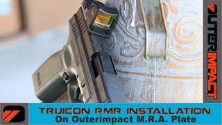 Trijicon RMR Installation Instructions  for OUTERIMPACT MRA Mount  Adapter [upl. by Isus]