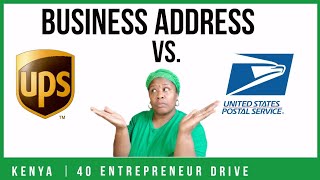 Professional Mailbox Address  USPS vs UPS  Po Box For Business  Price Compare [upl. by Hasty86]