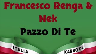 Francesco Renga amp Nek  Pazzo Di Te Sanremo 2024 Karaoke [upl. by Ingeberg]