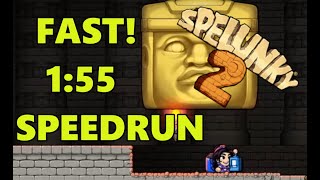 Spelunky 2 in 1 minute 55 seconds Seeded [upl. by Nawrocki]