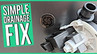 How to Fix GE Dishwasher Drainage Issues DETAILED REPAIRModel GDT605PFM0DS [upl. by Monro584]