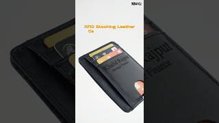 Leather Card Holder Wallet RFID Blocking Name Engraved wwwmugartpk mugart mugartpk [upl. by Sewellyn]