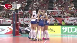 Goncharova and Kosheleva Volleyball Russia [upl. by Euqor82]