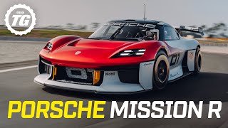 Porsche Mission R review is this 1000bhp electric concept the future of racing  Top Gear [upl. by Miarfe]