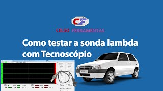 Tecnoscopio teste na sonda lambda uno iaw 4afb [upl. by Haididej]