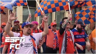 What its like to experience the FC Cincinnati march to the stadium  Major League Soccer [upl. by Doehne]