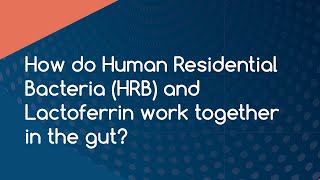 How do Human Residential Bacteria HRB and Lactoferrin work together in the gut [upl. by Fritz]