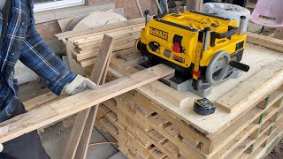 DeWalt DW735 Planer in Action [upl. by Fleur]