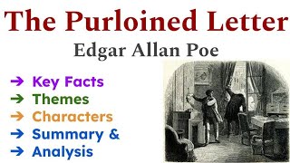 The Purloined Letter by Edgar Allan Poe Summary in HindiEnglish The Purloined Letter Analysis [upl. by Orimlede]