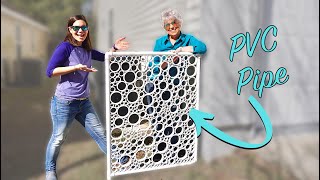 DIY PVC Pipe Privacy Screen [upl. by Hourigan427]