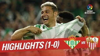 Resumen de Real Betis vs Sevilla FC 10 [upl. by Gibbon934]