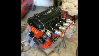 MG B GT Duratec R500 Engine [upl. by Orhtej851]