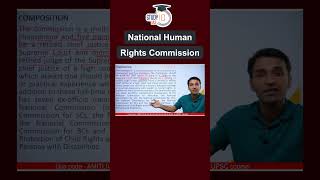 National Human Rights Commission Composition  UPSC NHRC INDIA [upl. by Suravat]