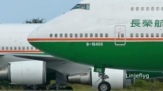 Phased out EVA Air Boeing 74745EM 長榮航空淘汰 B16405 [upl. by Kalli]