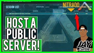 How To Host A Public ARK Server On PS4 Using Nitrado  ARK Survival Evolved PS4 Tutorial [upl. by Garrot347]