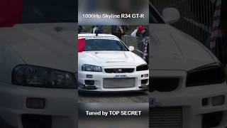 Brutal R34 GTR by Legendary Tuner Top Secret 🔥 [upl. by Nomrah697]