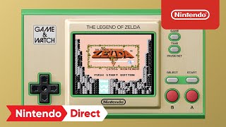 Game amp Watch The Legend of Zelda – Announcement Trailer [upl. by Oruhtra]