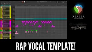 Rap and Hip Hop Vocal Template Using Reaper  With Luke Myers  NHB MEDIA [upl. by Nnyllaf]