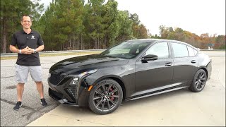 Is the 2025 Cadillac CT5V a BETTER luxury sport sedan than a BMW 540i [upl. by Yessak]