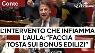 Conte sui bonus edilizi quotVi parlate nel governo Se li usate voi vanno bene e gli italiani noquot [upl. by Eerdna]