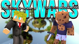 Cronkers amp aCookieGod Play Jartex Network unnicked SKYWARS [upl. by Noffets790]