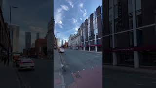 Deansgate street amp square Manchester  UK [upl. by Alekin447]