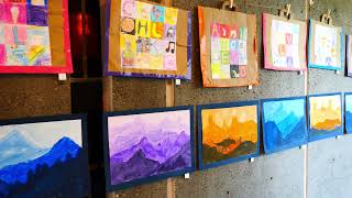 Paideia Elementary Art Show  2021 [upl. by Emogene620]