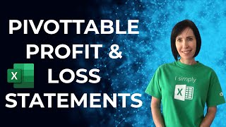 Easy Excel PivotTable Profit amp Loss Statements [upl. by Cora217]