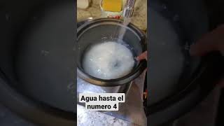 ¿Cómo hacer ARROZ en olla ARROCERA [upl. by Seuqram]