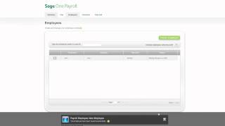 Getting started in Sage One Payroll [upl. by Duncan]