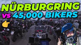 Insane Motorcycle Event  45000 bikers at the Nürburgring [upl. by Lyn]