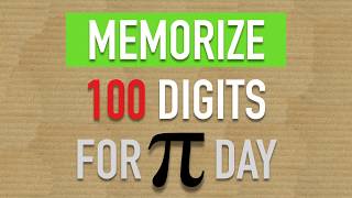 How to MEMORIZE Pi to 100 Digits Fast and Easily for Pi Day 2021 [upl. by Mitchel]