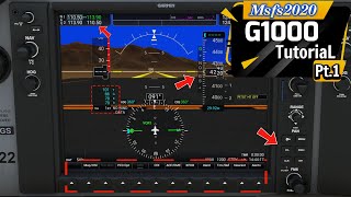 Mastering the G1000 PFD in MSFS2020 A StepbyStep Tutorial Easy to understand amp Time Stamped [upl. by Siram]