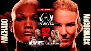 Watch the Full Event Replay of an Historic Invicta FC 52 Card [upl. by Klepac]