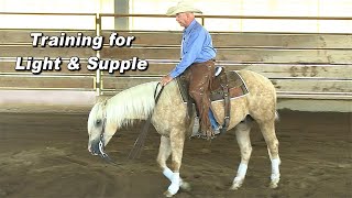 Training a Horse to be Light amp Supple  Reining Cutting amp Reined Cow Horse [upl. by Nitsud612]