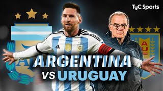 EN VIVO 🔴 ARGENTINA vs URUGUAY  Eliminatorias Sudamericanas ⚽ ¡Juega la SCALONETA por TyC SPORTS [upl. by Darice]