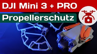 DJI Mini 3 Pro Zubehör Propellerschutz für Indoor Drohne fliegen für Anfänger mit Prop Guard [upl. by Ogeid]