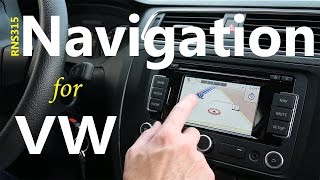 VW Navigation System Blowout RNS 315 DIY Install [upl. by Saidnac]