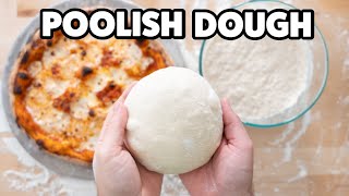 Better Pizza using Poolish Dough Recipe [upl. by Boyden]