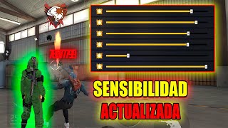 SENSIBILIDAD ACTUALIZADA ⚙️ SIN DPI para dar TODO ROJO 🩸FREE FIRE 2024🔥 [upl. by Aranaj]