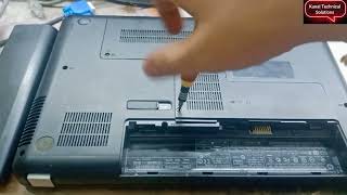 How To Remove amp Upgrade Ram In Compaq CQ42 Laptop  CQ42 Laptop में Ram को कैसे निकाले और बदले [upl. by Ruthe675]