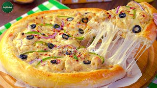 Indulge in the Creamy Goodness of Malai Boti Pizza  How to make Malai Boti Pizza [upl. by Eboj]