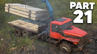 SNOWRUNNER Gameplay Walkthrough Part 21  EXPLORING RUSSIA amp VORON AE4880 [upl. by Derian200]