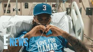 Damar Hamlin Cheers on Buffalo Bills Teammates From Hospital  E News [upl. by Adley]