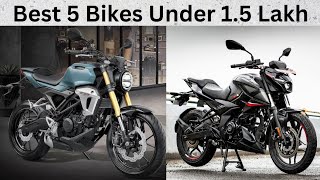 Best 5 Bikes Under 15 Lakhs 🔥🔥🔥 Top 5 Bikes Under 15 Lakhs in India 👑👑👑 [upl. by Nibram]