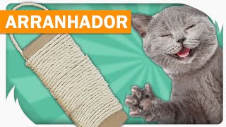 ARRANHADOR GATOS  COMO FAZER  DIY 🐱🐈 [upl. by Garling]